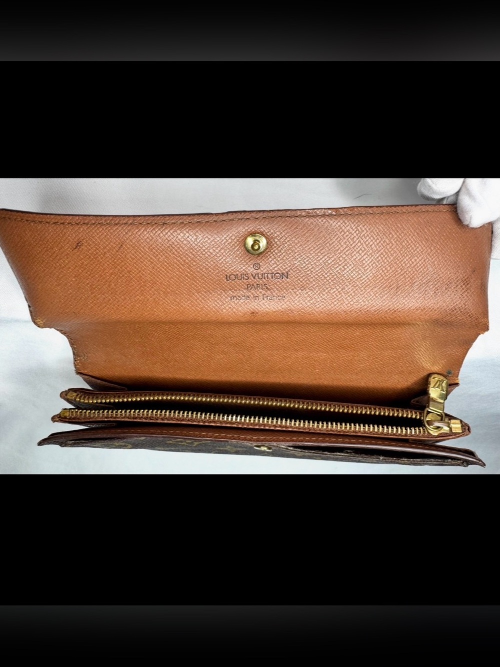 Louis Vuitton Authentic Vintage Monogram Sarah Wallet 1999! w/ COA!! - Picture 12 of 17